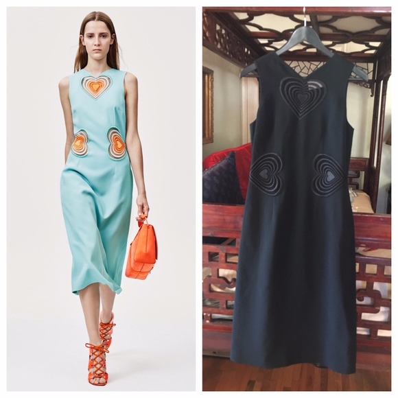 Christopher Kane Hearts Runway Dress